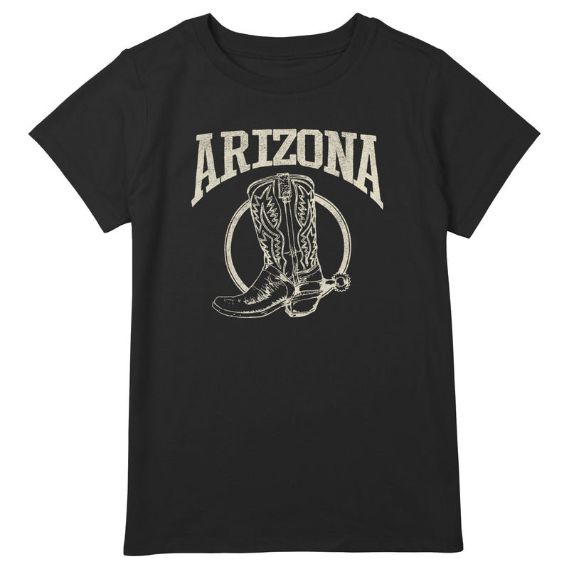 Girl's Lost Gods Distressed Arizona Cowboy Boot T-Shirt