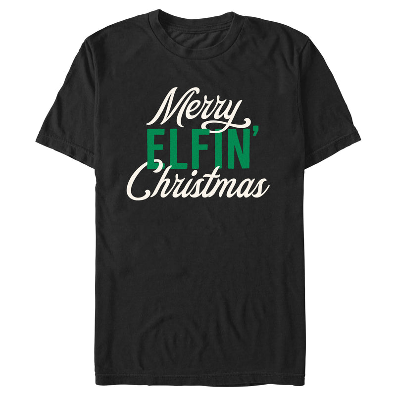 Men's Lost Gods Merry Elfin' Christmas T-Shirt