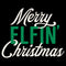 Men's Lost Gods Merry Elfin' Christmas T-Shirt