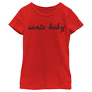 Girl's Lost Gods Santa Baby T-Shirt