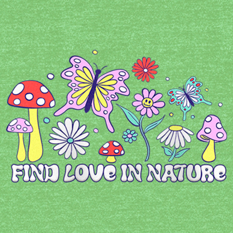 Girl's Lost Gods Find Love in Nature T-Shirt