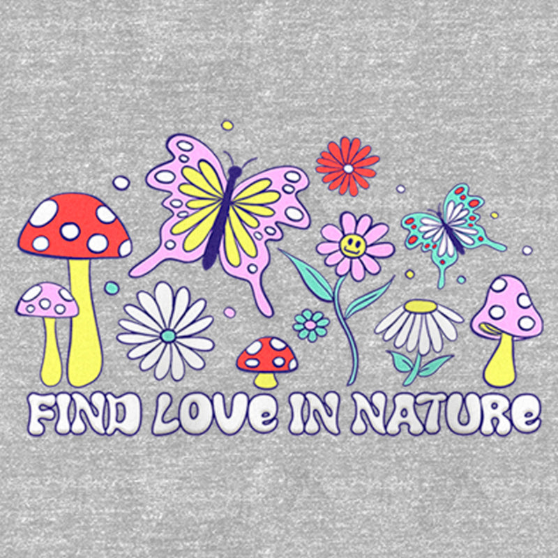 Girl's Lost Gods Find Love in Nature T-Shirt