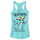 Junior's Lost Gods California Butterflies Racerback Tank Top