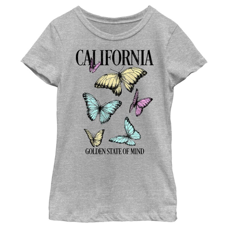 Girl's Lost Gods California Butterflies T-Shirt