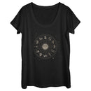 Women's Lost Gods Celestial Astrological Wheel T-Shirt