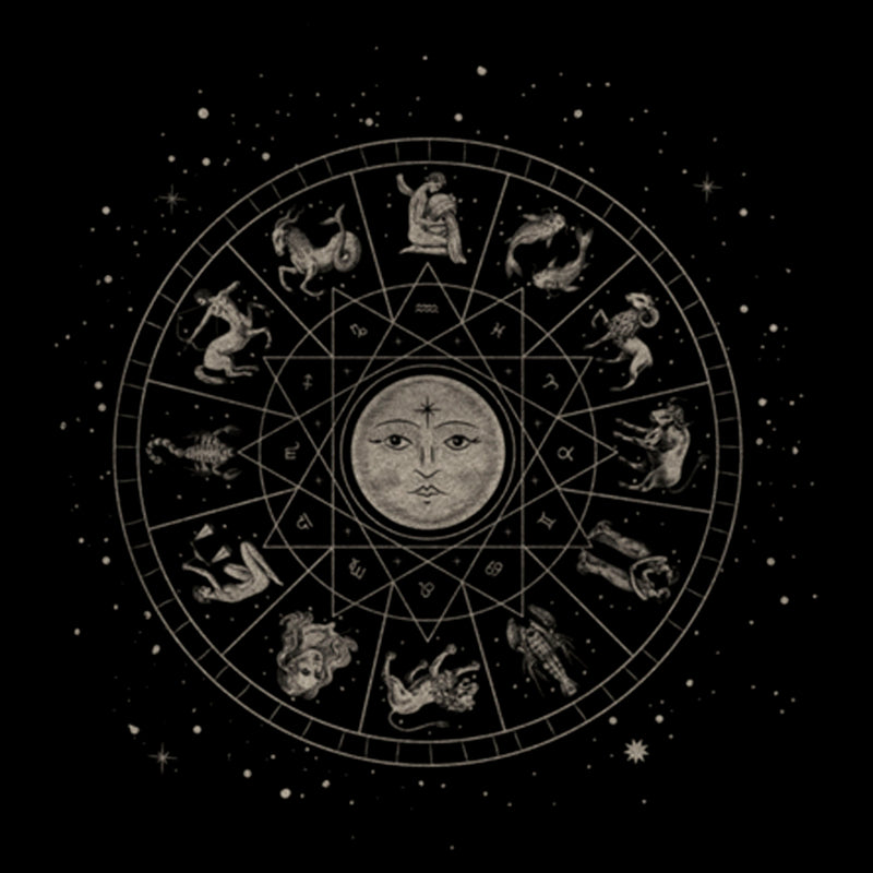 Women's Lost Gods Celestial Astrological Wheel T-Shirt