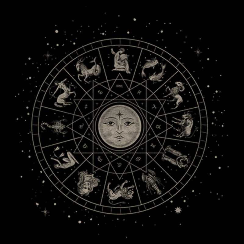 Girl's Lost Gods Celestial Astrological Wheel T-Shirt