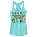 Junior's Lost Gods Butterfly Anime Girl Racerback Tank Top