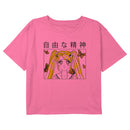 Girl's Lost Gods Butterfly Anime School Girl T-Shirt