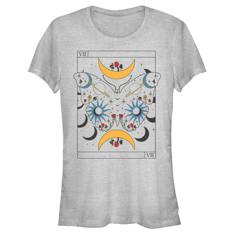 Junior's Lost Gods Celestial Butterfly Tarot T-Shirt