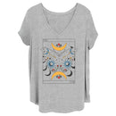 Junior's Lost Gods Celestial Butterfly Tarot T-Shirt