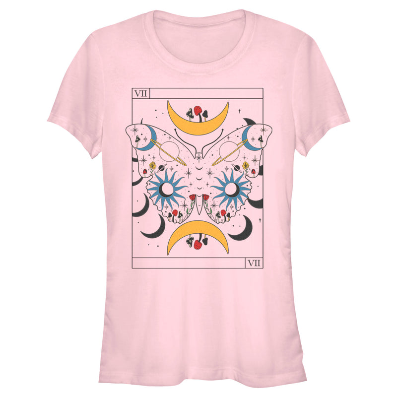 Junior's Lost Gods Celestial Butterfly Tarot T-Shirt