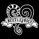 Junior's Beetlejuice Black and White Heart Logo T-Shirt