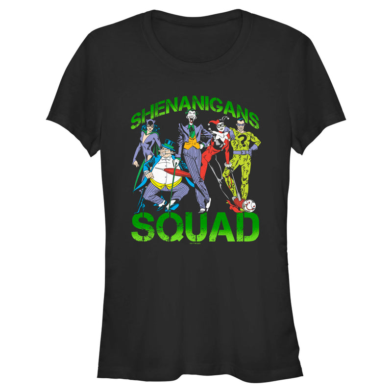 Junior's Batman St. Patrick's Day Shenanigans Squad T-Shirt