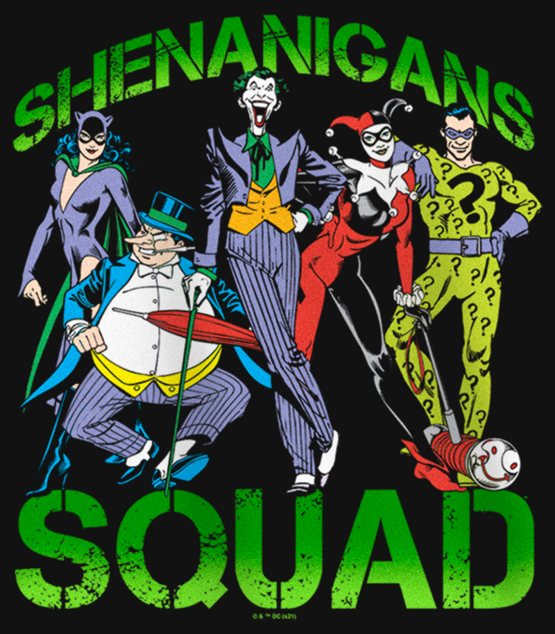 Girl's Batman St. Patrick's Day Shenanigans Squad T-Shirt