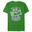 Men's Batman St. Patrick's Day Joker Here for the Shenanigans T-Shirt