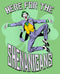 Girl's Batman St. Patrick's Day Joker Here for the Shenanigans T-Shirt