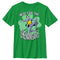 Boy's Batman St. Patrick's Day Joker Here for the Shenanigans T-Shirt