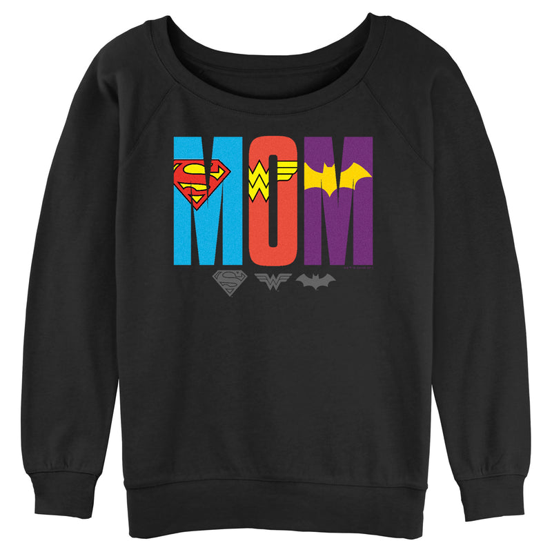 Junior's DC Super Hero Girls Hero Mom Sweatshirt