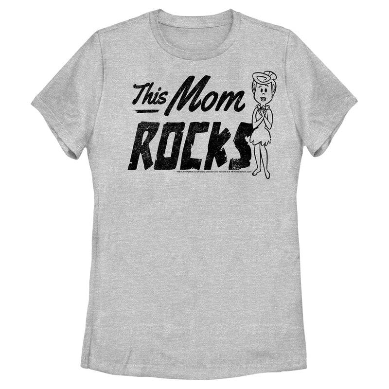 Women's Flintstones This Mom Rocks T-Shirt