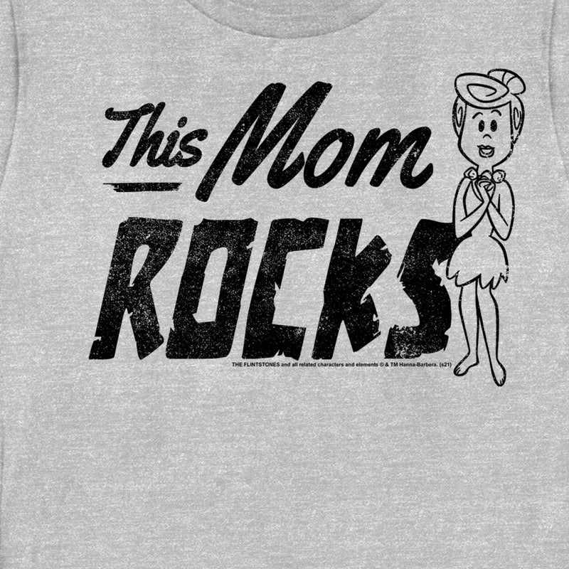 Women's Flintstones This Mom Rocks T-Shirt