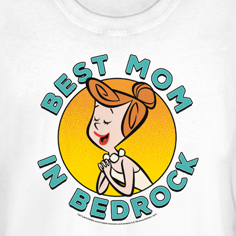 Junior's Flintstones Best Mom in Bedrock T-Shirt