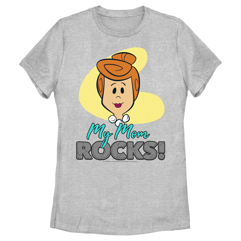 Women's Flintstones My Mom Rocks T-Shirt