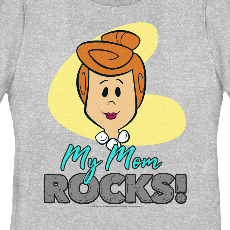 Women's Flintstones My Mom Rocks T-Shirt