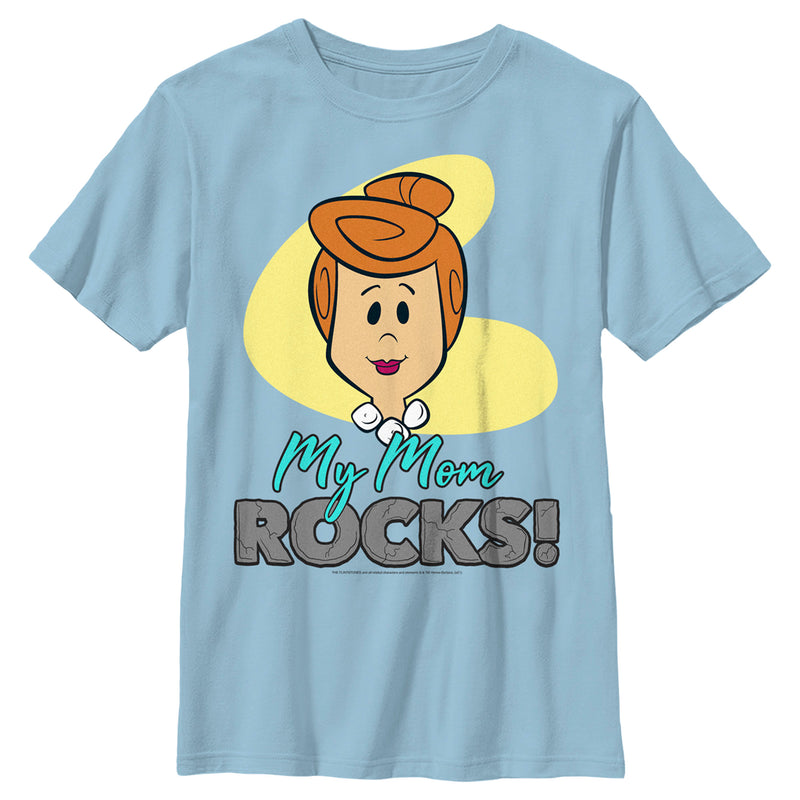 Boy's Flintstones My Mom Rocks T-Shirt