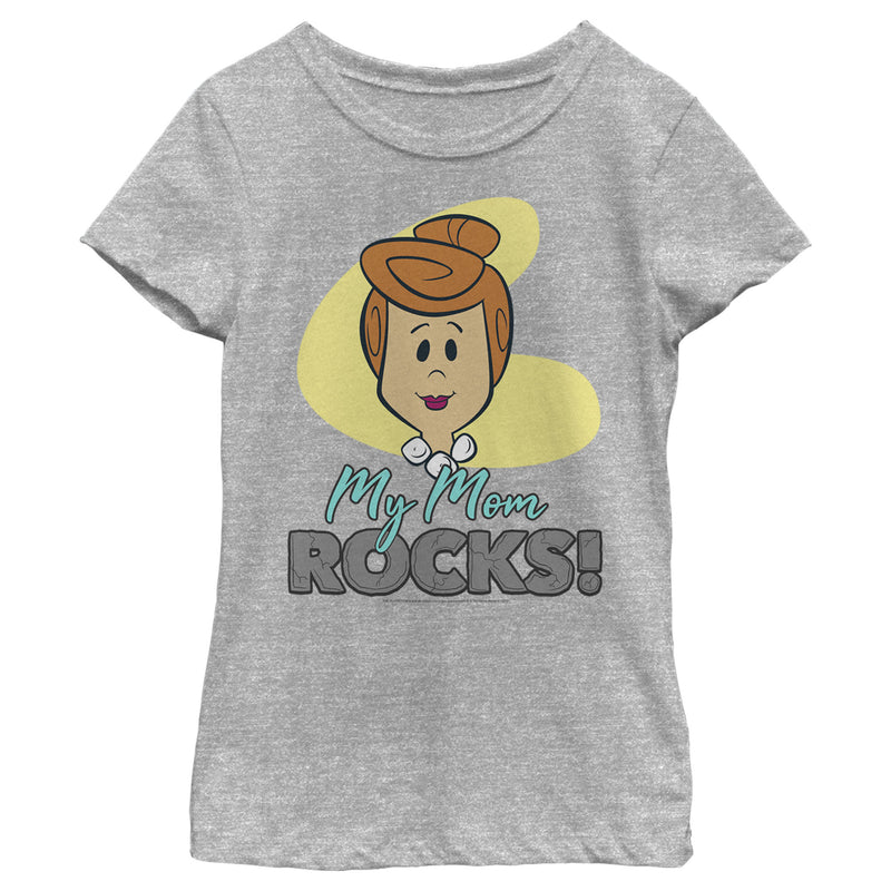 Girl's Flintstones My Mom Rocks T-Shirt