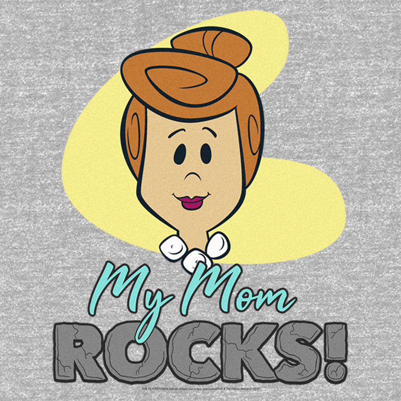 Girl's Flintstones My Mom Rocks T-Shirt