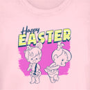 Junior's The Flintstones Pebbles and Bamm-Bamm Happy Easter T-Shirt