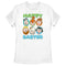 Women's The Flintstones Happy Easter Family Portraits T-Shirt