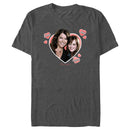 Men's Gilmore Girls Rory and Lorelai Photo Heart T-Shirt