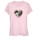 Junior's Gossip Girl Blair and Chuck Heart Kiss T-Shirt