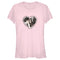 Junior's Gossip Girl Blair and Chuck Heart Kiss T-Shirt