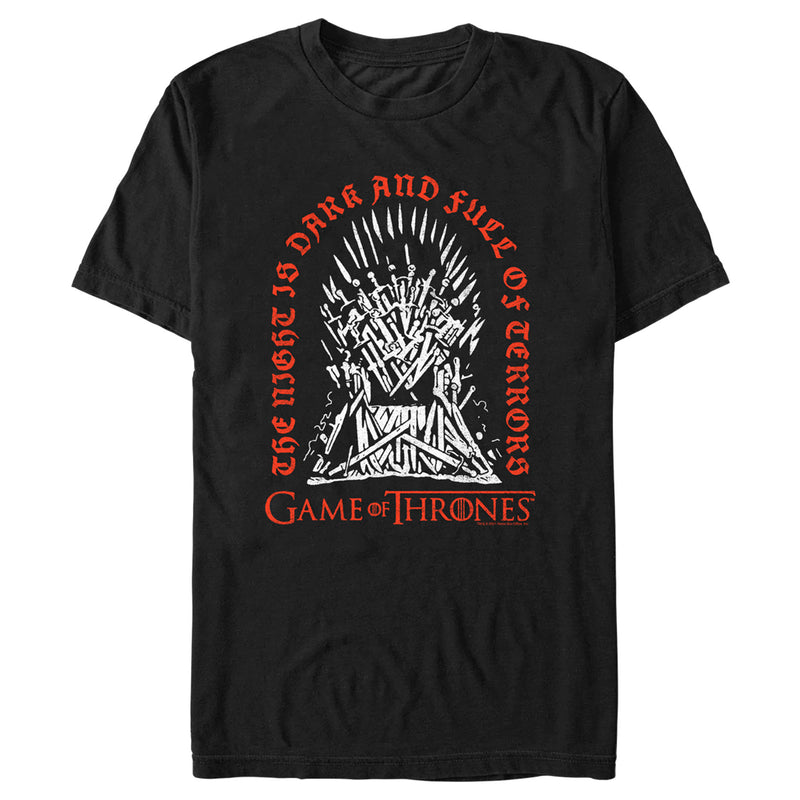 Men's Game of Thrones Tombstone in the Iron Throne T-Shirt