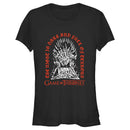 Junior's Game of Thrones Tombstone in the Iron Throne T-Shirt