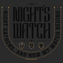 Men's Game of Thrones The Night's Watch Badge T-Shirt