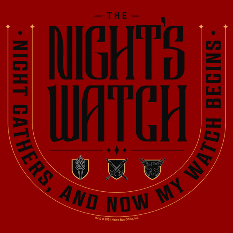 Women's Game of Thrones The Night's Watch Badge T-Shirt