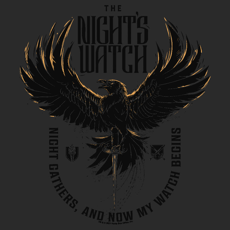 Men's Game of Thrones The Night's Watch Crow T-Shirt