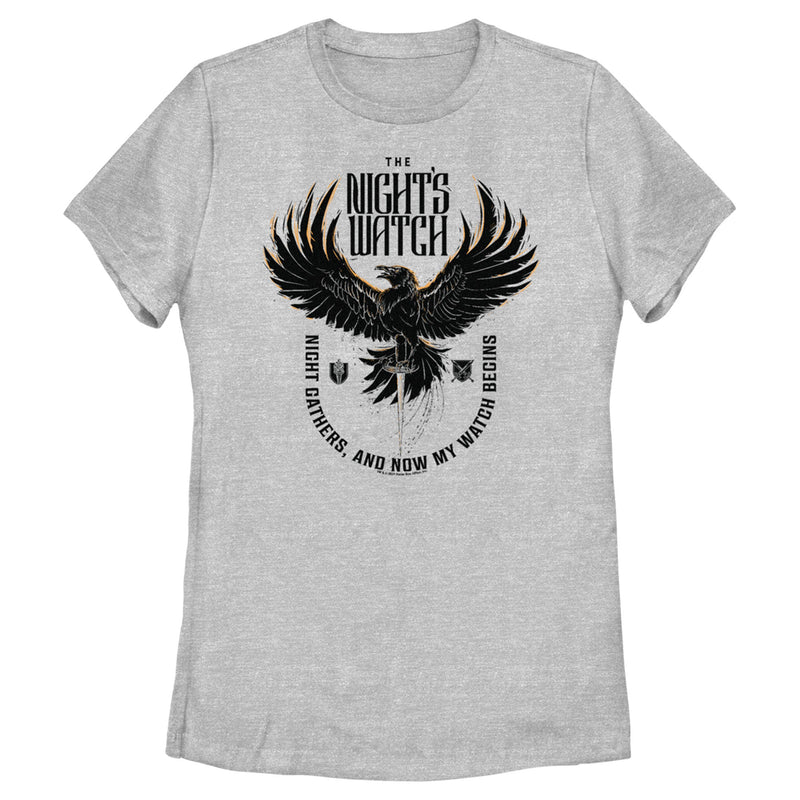 Women's Game of Thrones The Night's Watch Crow T-Shirt