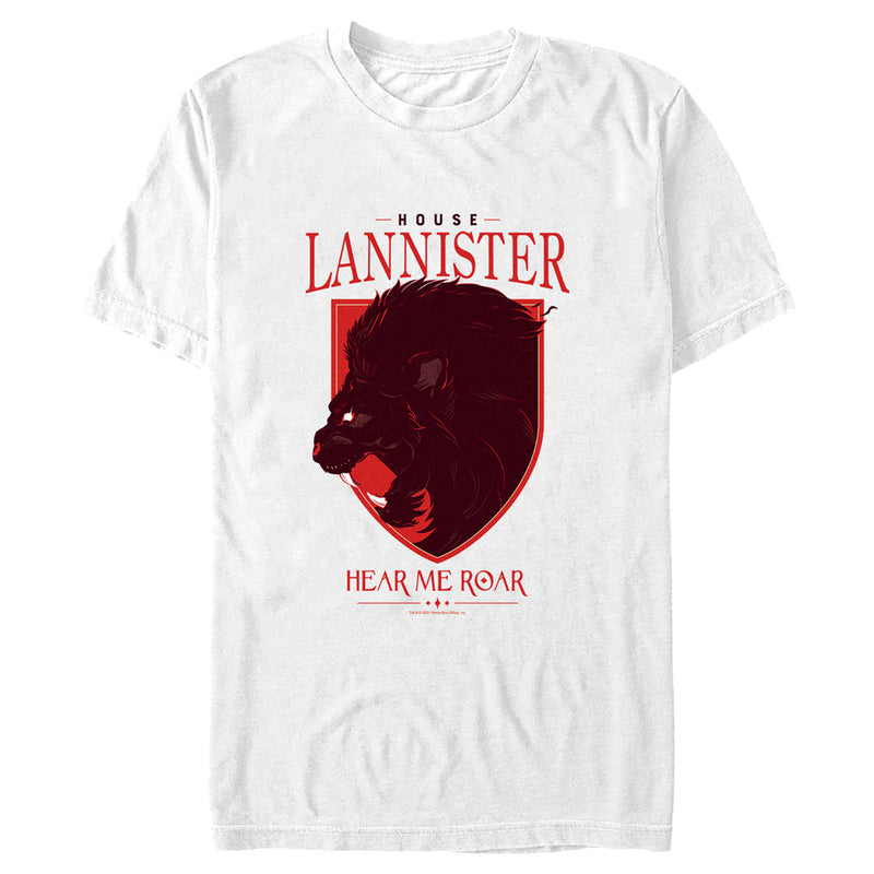 Men's Game of Thrones House Lannister Lion Crest T-Shirt