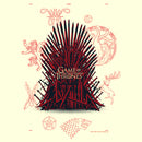 Men's Game of Thrones Red Iron Throne in Sigils T-Shirt