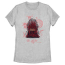 Women's Game of Thrones Red Iron Throne in Sigils T-Shirt