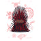 Junior's Game of Thrones Red Iron Throne in Sigils T-Shirt