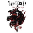 Junior's Game of Thrones House Targaryen's Dragons T-Shirt