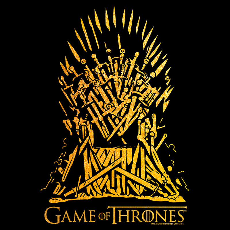 Women's Game of Thrones Yellow Iron Throne T-Shirt