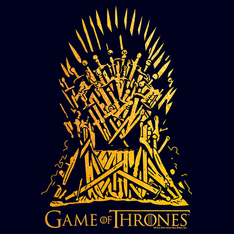 Junior's Game of Thrones Yellow Iron Throne T-Shirt