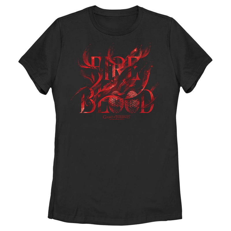 Women's Game of Thrones Fire and Blood T-Shirt